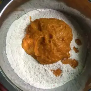 Make Pumpkin milk buns step 2