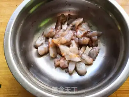 Make Celery dumplings step 1
