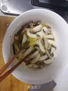 Make Goose eggs steam mushrooms step 2