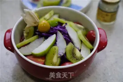 Make A salad from the oatmeal step 4