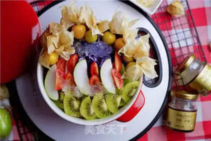 Make A salad from the oatmeal step 6