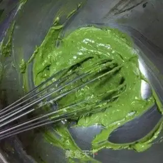 Make Green leaf cake step 2