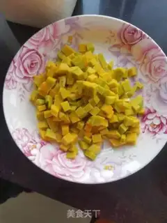 Make Beef pumpkin fried rice step 1