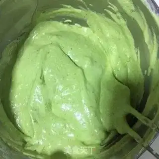 Make Green leaf cake step 4