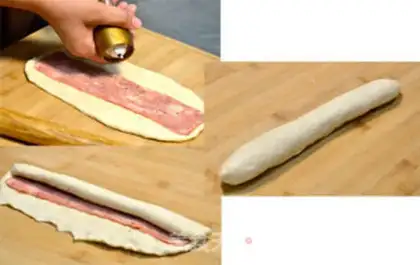 Make Bacon raspberry step 7