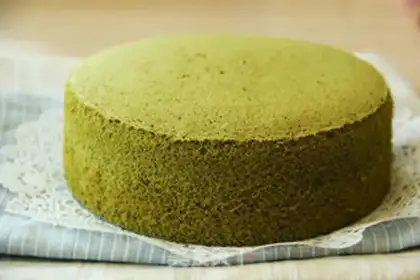 Make Green leaf cake step 7