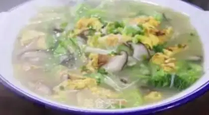 Make Plum mushrooms and eggs step 10