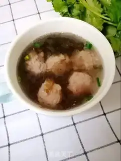 Make Beefball violet soup step 8