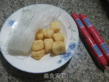Make Tofu ham fan soup step 0