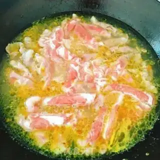 Make Sour soup, fat cow step 5