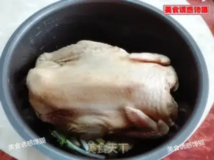 Make Power-pressure pot salt chicken step 3