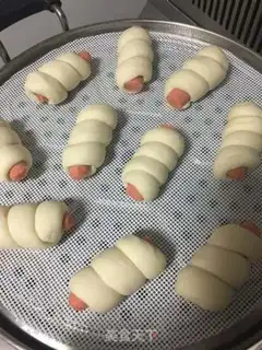Make Milk and hot dog rolls step 4