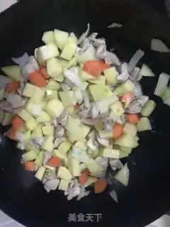 Make curry chicken gravy step 3