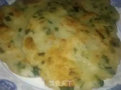Make Tombo shrimp pancakes step 4