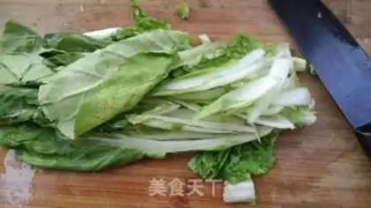 Make Green mushroom dumplings step 2
