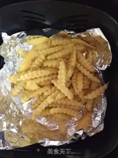 Make Air fryed fries step 2