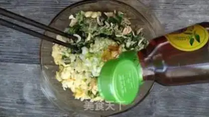 Make Green mushroom dumplings step 5