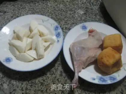 Make Tofu tofu duck leg soup step 0