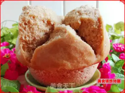 Make Red sugar with hairloaf step 4