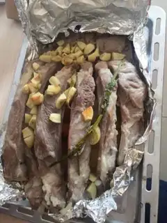 Make Garlic roasted ribs step 5