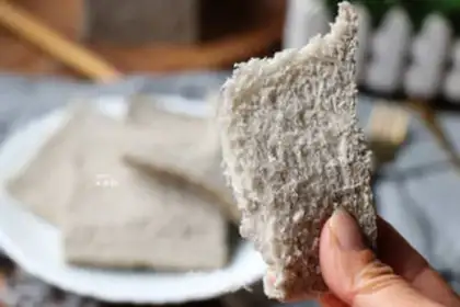 Make Black sesame sauce toast step 15