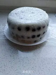 Make The rice date cake step 5