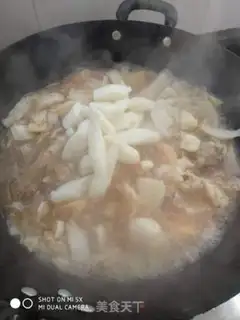 Make A cabbage fan with hot potballs step 10