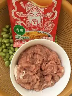 Make ♪ Squeeze the vealed beans ♪ step 0