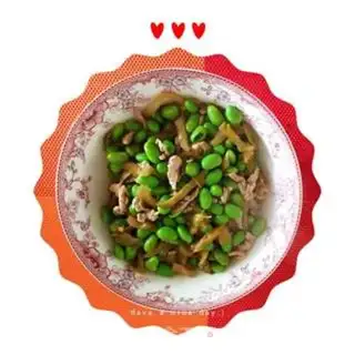 Make ♪ Squeeze the vealed beans ♪ step 6