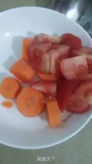 Make Red roasted cow rice step 1
