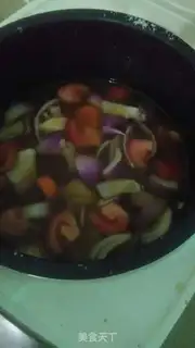 Make Red roasted cow rice step 5