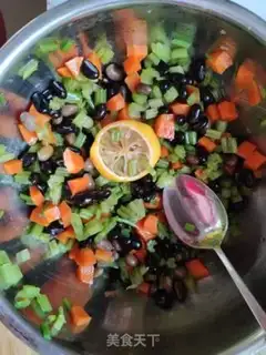 Make Celery with black beans step 6