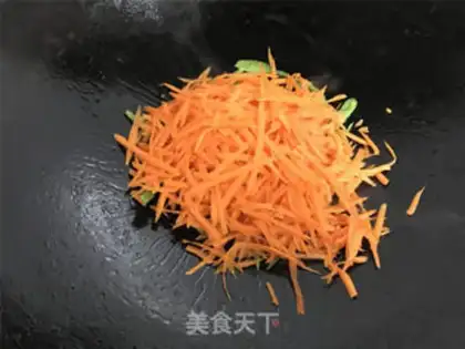 Make Green bean bud carrots step 5