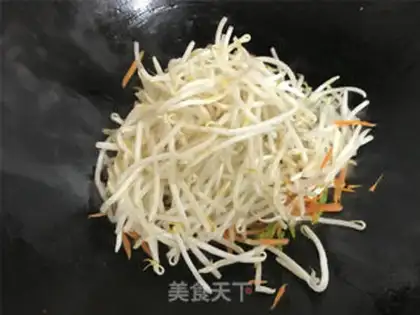 Make Green bean bud carrots step 6