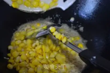 Make Fried shrimp for corn step 8