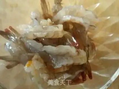 Make Shrimp broccoli step 1