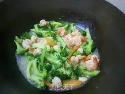 Make Shrimp broccoli step 8