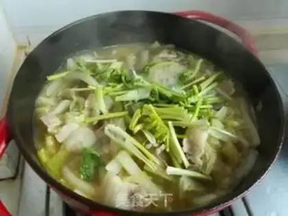 Make Five bouquet of cabbage step 12