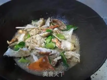 Make Pepper cucumber. Crabs step 8