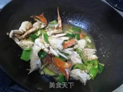 Make Pepper cucumber. Crabs step 9