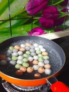 Make Orange Juice Vegetableballs step 8