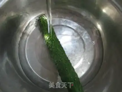 Make The cucumbers made silk step 1