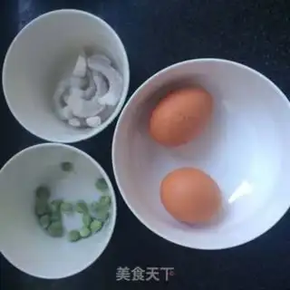 Make Emerald shrimp steamed eggs step 0