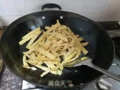 Make Tofu-skin fried meat step 5