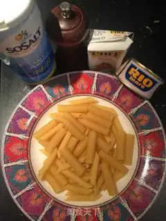Make Butter salmon pasta step 0