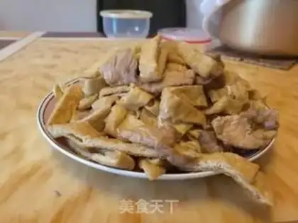 Make Tofu-skin fried meat step 7