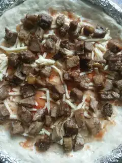 Make Beef veal pizza step 9