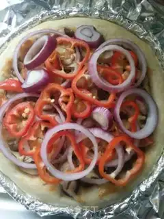Make Beef veal pizza step 12