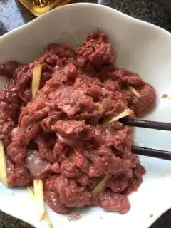 Make Celery beef step 1