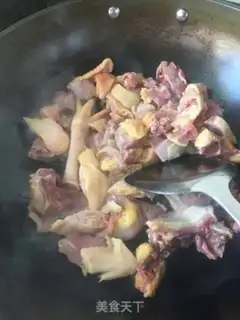 Make Red chicken step 1